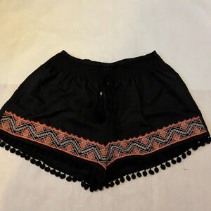 Papaya Womens Brown  Cotton Bermuda Shorts Size 14  Regular